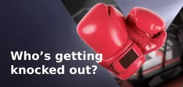 Boxer throwing a punch